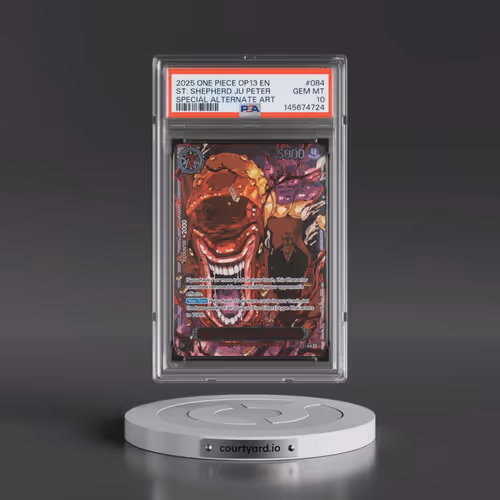 2025 One Piece OP13-Carrying on His Will #084 St. Shepherd JU Peter - Special Alternate Art (PSA 10