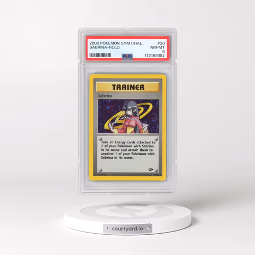 2000 Pokémon Gym Challenge #20 Sabrina - Holo (PSA 8 NM-MT)