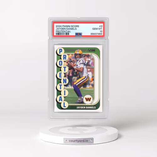 2024 Panini Score Protential #3 Jayden Daniels (PSA 10 GEM MINT)