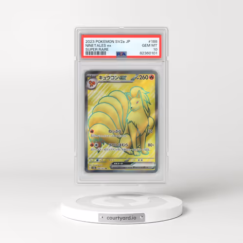 2023 Pokémon Sv2a-Pokemon 151 #188 Ninetales EX - Holo Super Rare (PSA 10 GEM MINT)