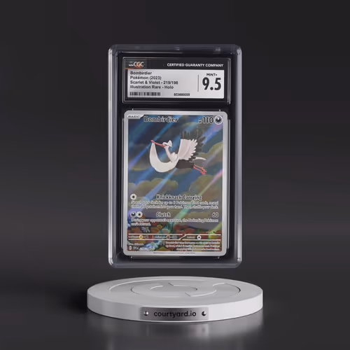 2023 Scarlet & Violet #219/198 Bombirdier - Illustration Rare Holo (CGC 9.5 MINT+)