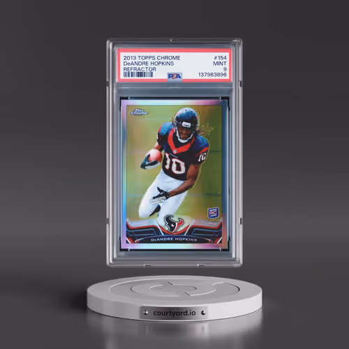 2013 Topps Chrome #154 DeAndre Hopkins - Refractor (PSA 9 MINT)