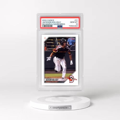 2022 Choice Delmarva Shorebirds #01 Jackson Holliday (PSA 10 GEM MINT)