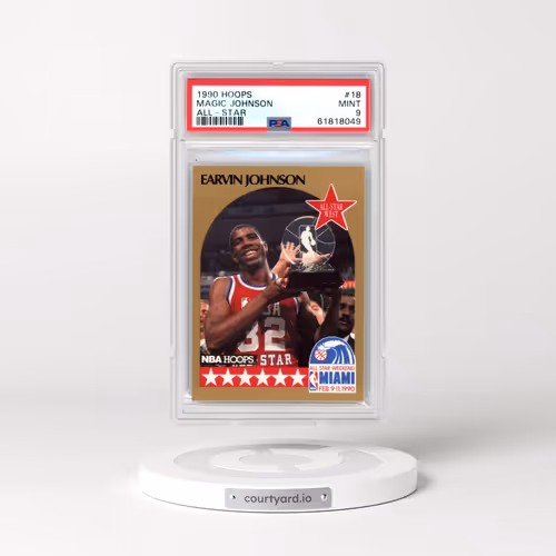 1990 Hoops #18 Magic Johnson - All-Star (PSA 9 MINT)