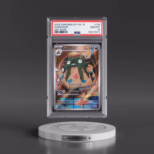2025 Pokémon Sv11w-White Flare #139 Garbodor - Art Rare (PSA 10 GEM MINT)