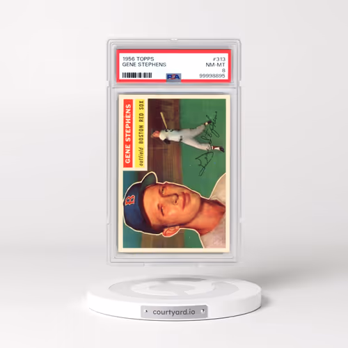1956 Topps #313 Gene Stephens (PSA 8 NM-MT)