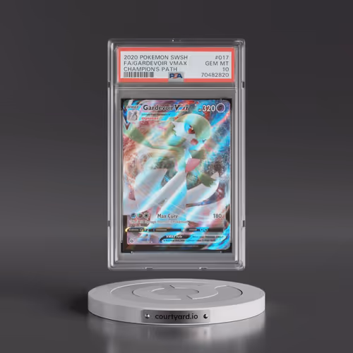 2020 Pokémon Sword & Shield Champion's Path #017 Gardevoir Vmax - Full Art (PSA 10 GEM MINT)