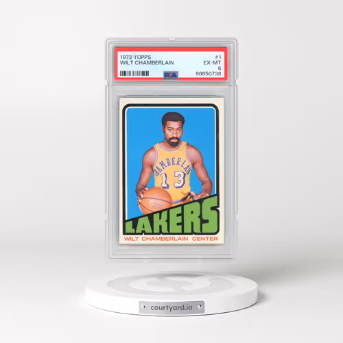 1972 Topps #1 Wilt Chamberlain (PSA 6 EX-MT)
