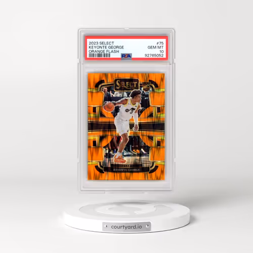 2023 Panini Select #75 Keyonte George - Orange Flash (PSA 10 GEM MINT)
