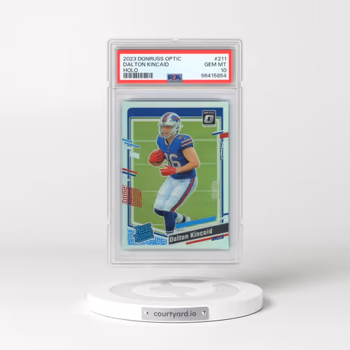 2023 Panini Donruss Optic #211 Dalton Kincaid - Holo (PSA 10 GEM MINT)