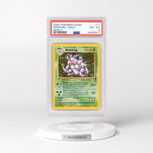 2000 Base Set 2 #11 Nidoking - Holo (PSA 8 NM-MT)