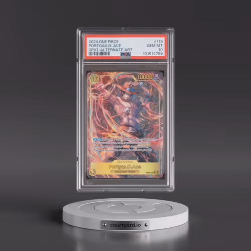2024 One Piece 500 Years in the Future #119 Portgas D. Ace - Alternate Art (PSA 10 GEM MINT)