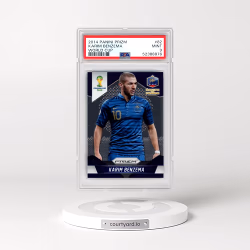 2014 Panini Prizm World Cup #82 Karim Benzema (PSA 9 MINT)
