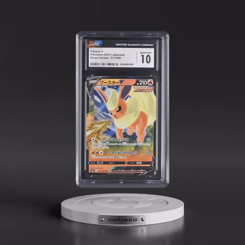 2021 Eevee Heroes #011/069 Flareon V - Holo (CGC 10 GEM MINT)