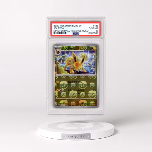 2023 Pokémon Sv2a-Pokemon 151 #135 Jolteon - Reverse Holo Master Ball (PSA 10 GEM MINT)