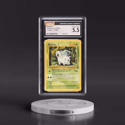 1999 Jungle #57/64 Nidoran â?? (CGC 5.5 EX+)