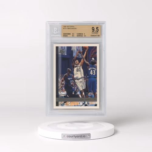1997 Topps #115 Tim Duncan (BGS 9.5 GEM MINT)
