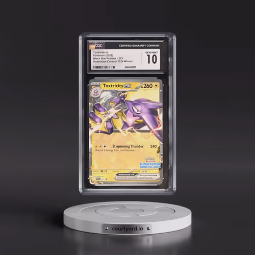2023 Black Star Promos - Scarlet & Violet SVP EN #215 Toxtricity ex - Illustration Contest 2024 Winn