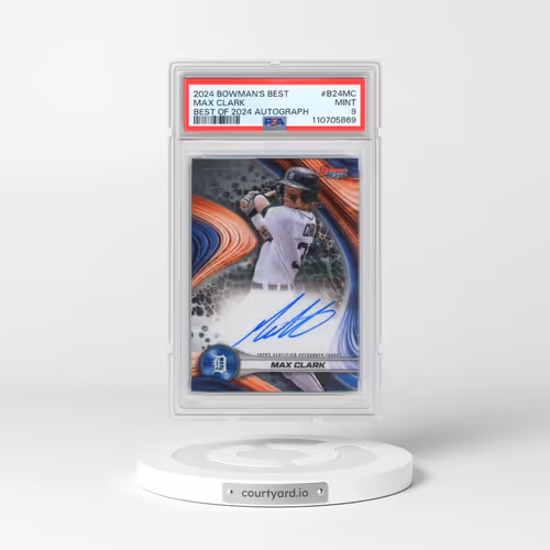 2024 Bowman's Best Best of 2024 Autographs #B24MC Max Clark (PSA 9 MINT)