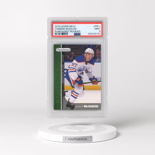 2015 Upper Deck Parkhurst Rookies #PR-1 Connor McDavid (PSA 9 MINT)