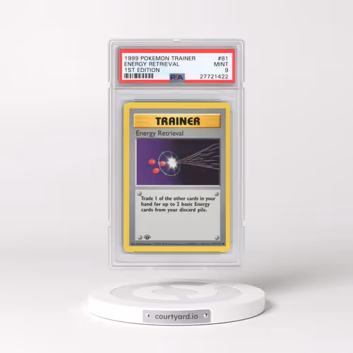 1999 Pokémon Game #81 Energy Retrieval - 1st Edition (PSA 9 MINT)