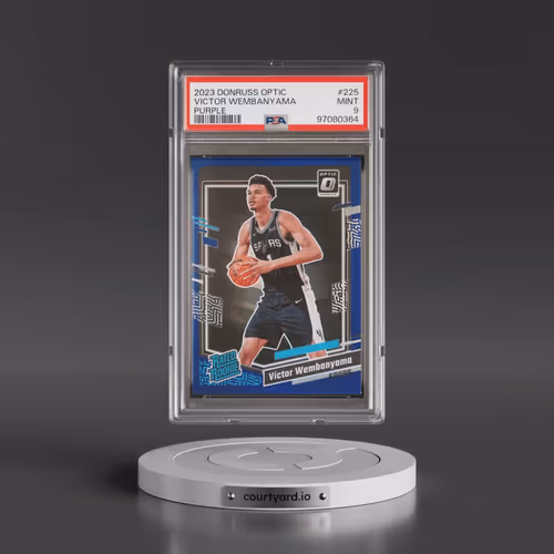 2023 Panini Donruss Optic #225 Victor Wembanyama - Purple (PSA 9 MINT)