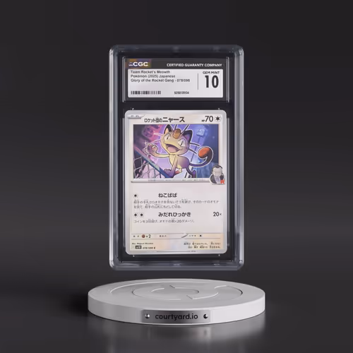 2025 Glory of the Rocket Gang - sv10 #078/098 Team Rocket's Meowth (CGC 10 GEM MINT)