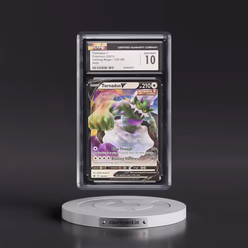 2021 Chilling Reign #124/198 Tornadus V - Holo (CGC 10 GEM MINT)
