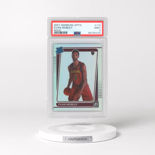 2021 Panini Donruss Optic #175 Evan Mobley - Holo (PSA 9 MINT)