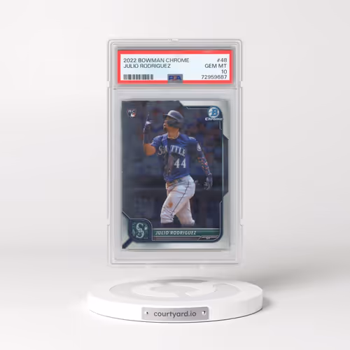 2022 Bowman Chrome #48 Julio Rodriguez (PSA 10 GEM MINT)