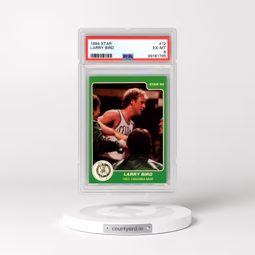 1984 Star #12 Larry Bird (PSA 6 EX-MT)