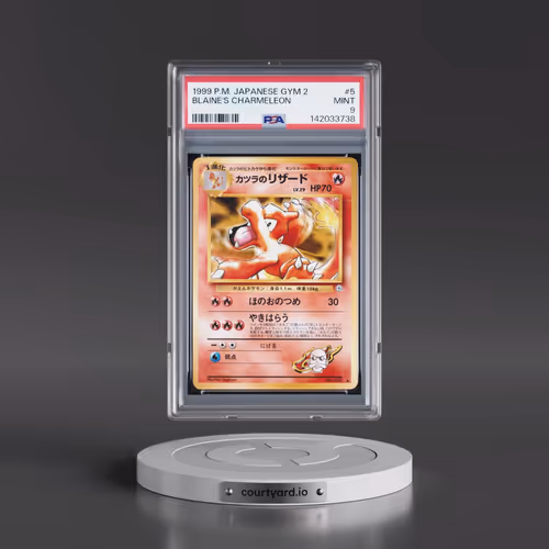 1999 Pokémon Gym 2 #5 Blaine's Charmeleon (PSA 9 MINT)