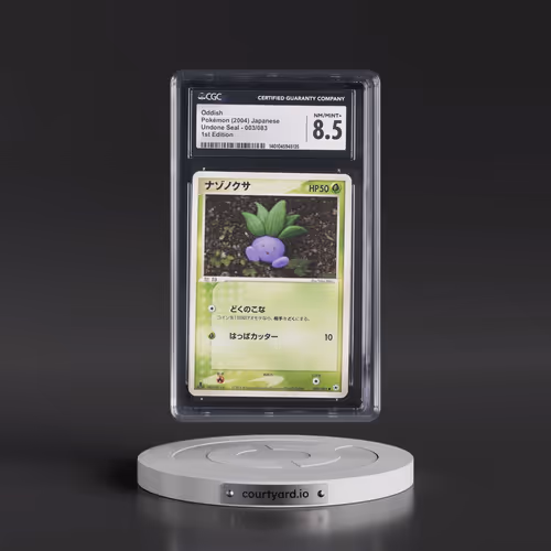 2004 Undone Seal #003/083 Oddish - 1st Edition (CGC 8.5 NM-MT+)