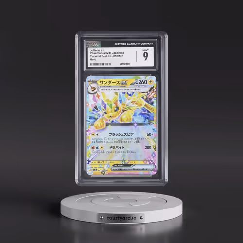 2024 Pokémon Sv8a-Terastal Fest EX #052 Jolteon EX - Holo (CGC 9 MINT)