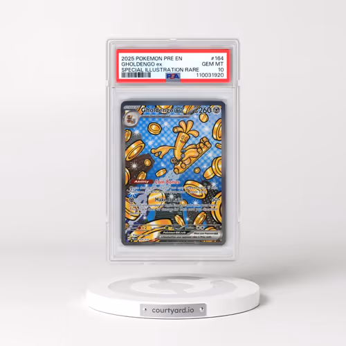 2025 Pokémon Pre EN-Prismatic Evolutions #164 Gholdengo EX - Holo Special Illustration Rare (PSA 10