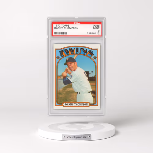 1972 Topps #368 Danny Thompson (PSA 9 MINT)