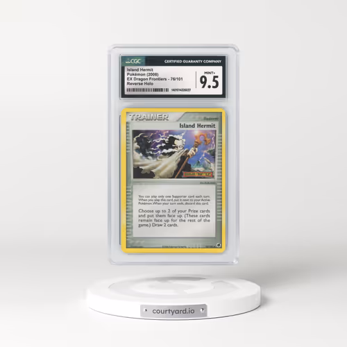 2006 EX Dragon Frontiers #76 Island Hermit - Holo (CGC 9.5 MINT+)