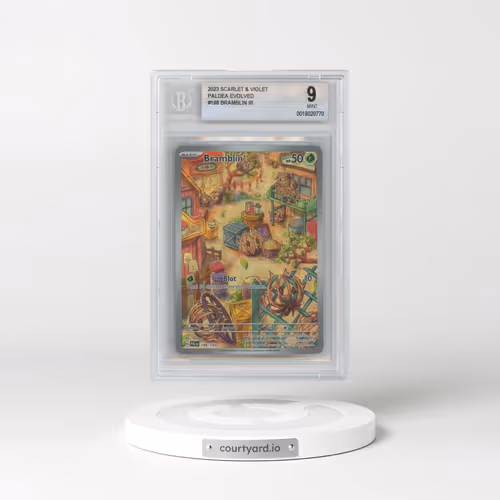 2023 Paldea Evolved - PAL EN #198 Bramblin - Illustration Rare Holo (BGS 9 MINT)