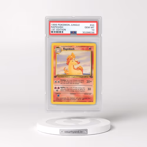 1999 Pokémon Jungle #44 Rapidash - 1st Edition (PSA 10 GEM MINT)