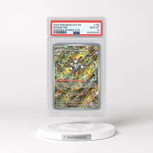 2024 Pokémon Svp EN-SV Black Star Promo #159 Magneton - Surging Sparks Elite Trainer Box (PSA 10 GEM MINT)