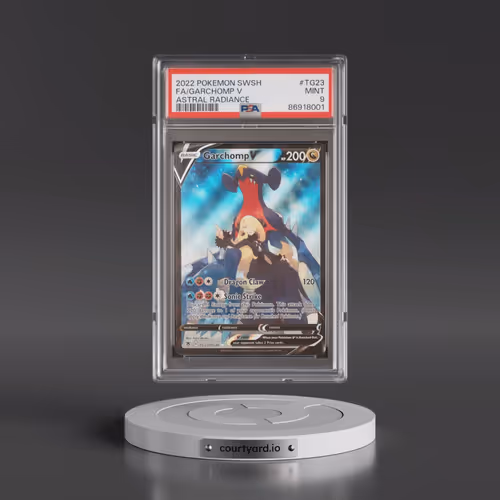 2022 Pokémon Sword & Shield Astral Radiance #TG23 Garchomp V - Holo Full Art (PSA 9 MINT)