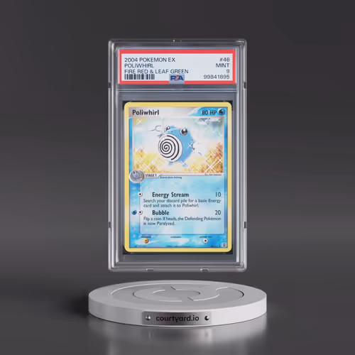 2004 Pokémon EX Fire Red & Leaf Green #46 Poliwhirl (PSA 9 MINT)