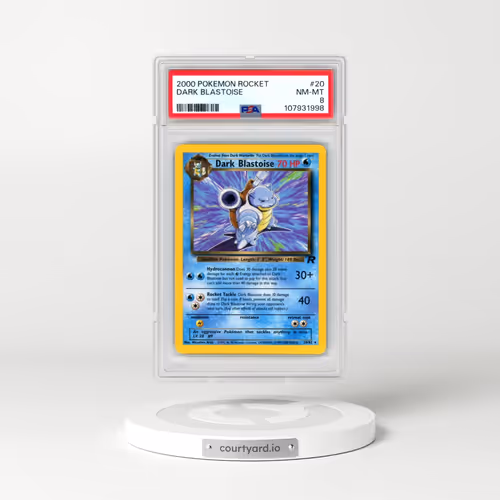 2000 Pokémon Rocket #20 Dark Blastoise (PSA 8 NM-MT)