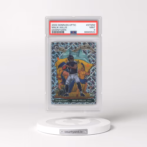 2022 Panini Donruss Optic Downtown #DTMW Malik Willis (PSA 9 MINT)