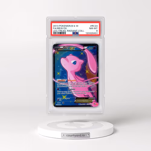 2013 Pokémon Black & White Legendary Treasures Radiant Collection #24/25 Mew EX - Holo Full Art (PSA
