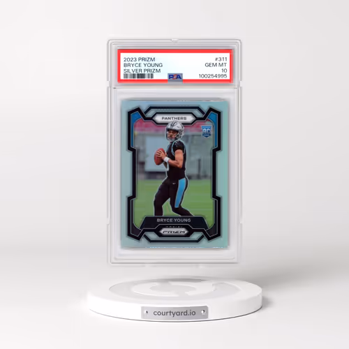 2023 Panini Prizm #311 Bryce Young - Silver Prizm (PSA 10 GEM MINT)