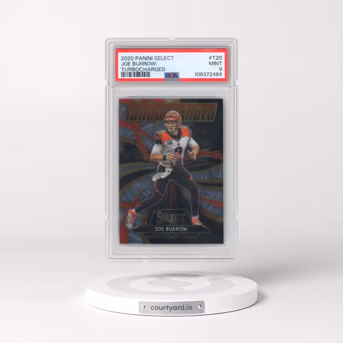 2020 Panini Select Turbocharged #T20 Joe Burrow (PSA 9 MINT)
