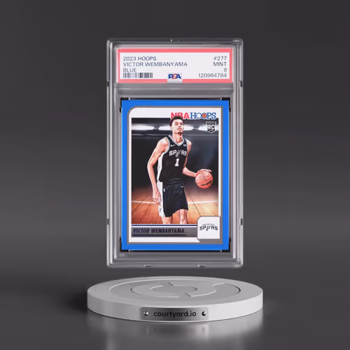 2023 Panini NBA Hoops #277 Victor Wembanyama - Blue (PSA 9 MINT)