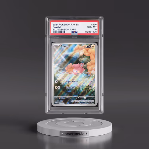 2024 Pokémon Paf EN-Paldean Fates #226 Pawmi - Illustration Rare (PSA 10 GEM MINT)