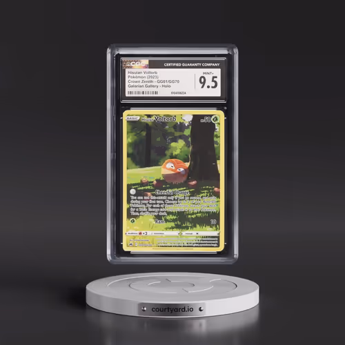 2023 Crown Zenith #GG01/GG70 Hisuian Voltorb - Galarian Gallery Holo (CGC 9.5 MINT+)
